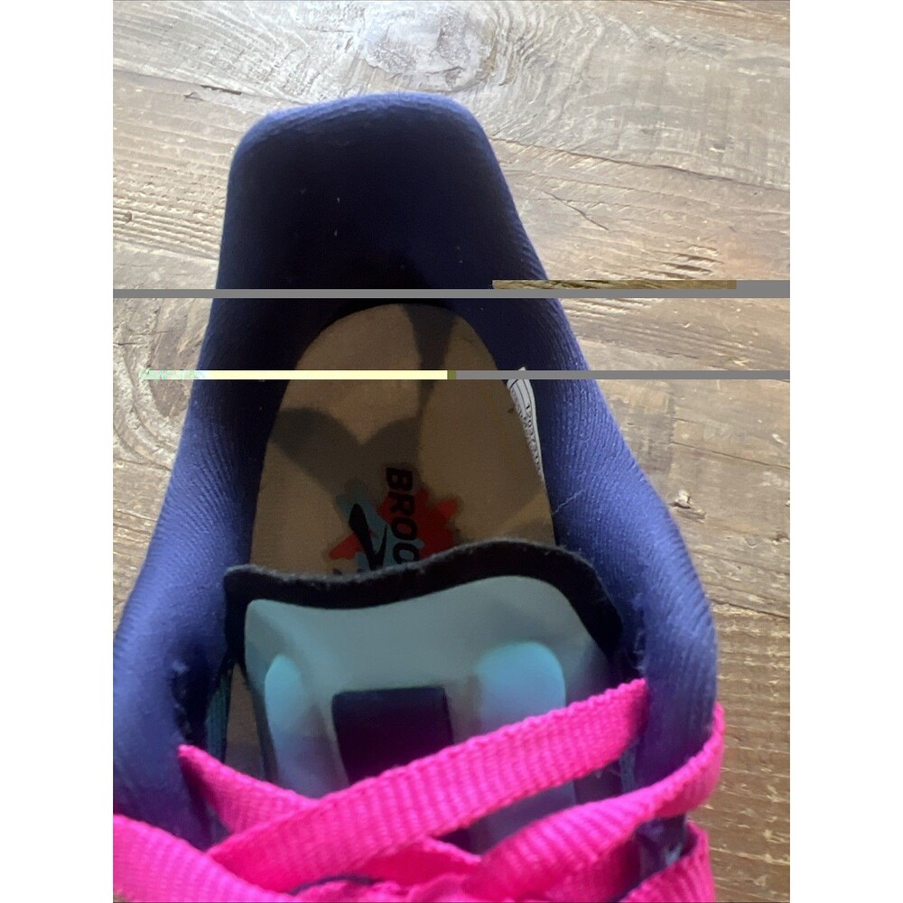 Brooks Shoes Women 7 Empower Her Launch 9 Running Blue/Eclipse/Pink Athleisure - Picture 12 of 12